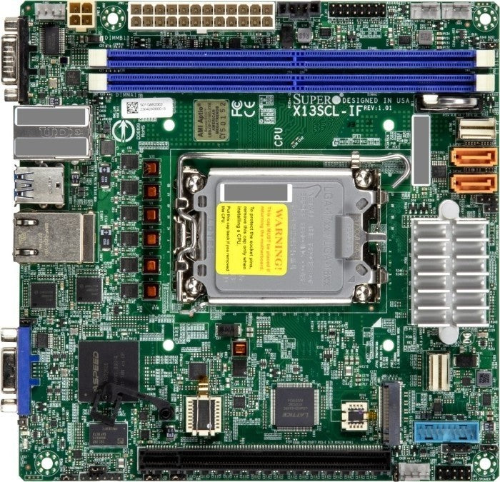 Supermicro carte mere MBD-X13SCL-IF-B Socket V0 Mini-ITX