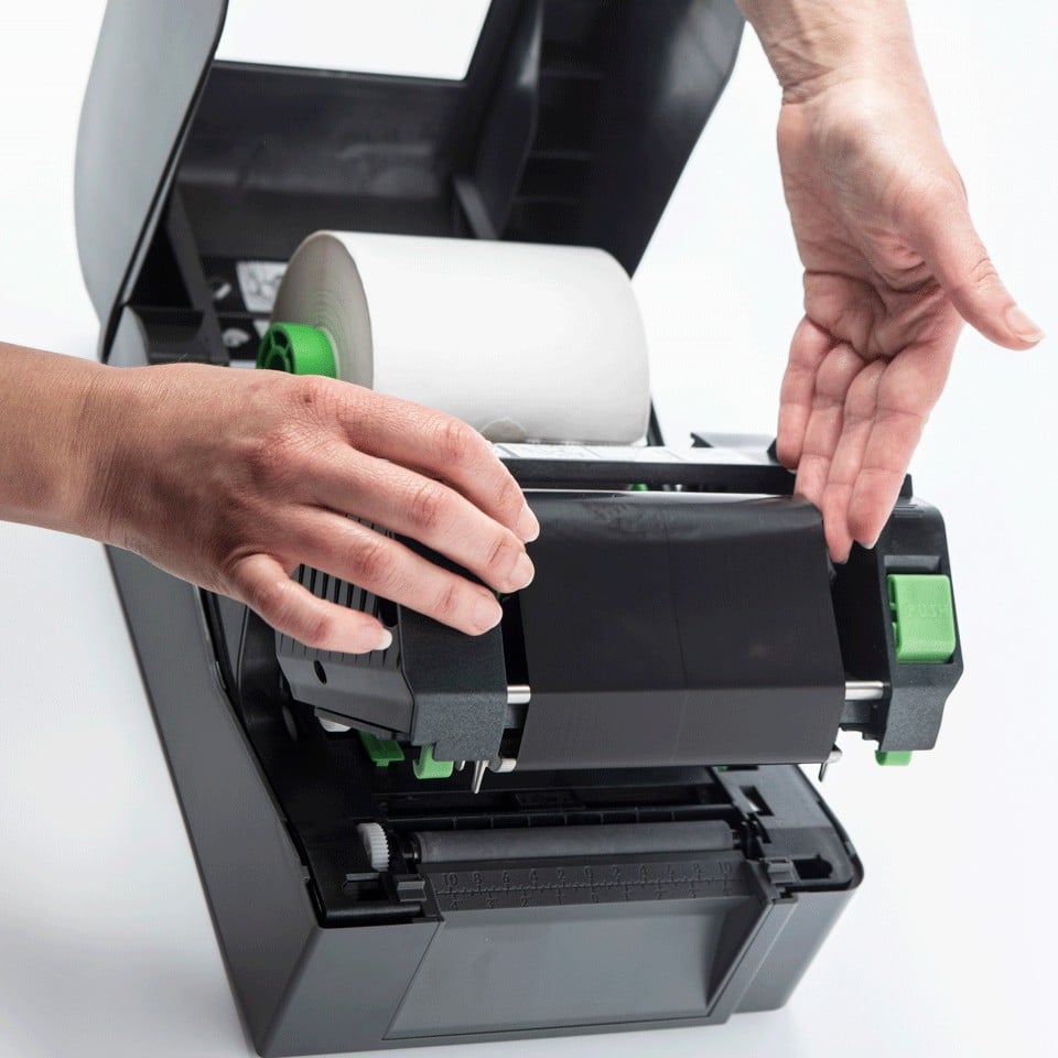 BROTHER TD-4520TN Label printer direct thermal 110mm 300x300dpi 127mm/sec USB 2.0 LAN USB host RS232C