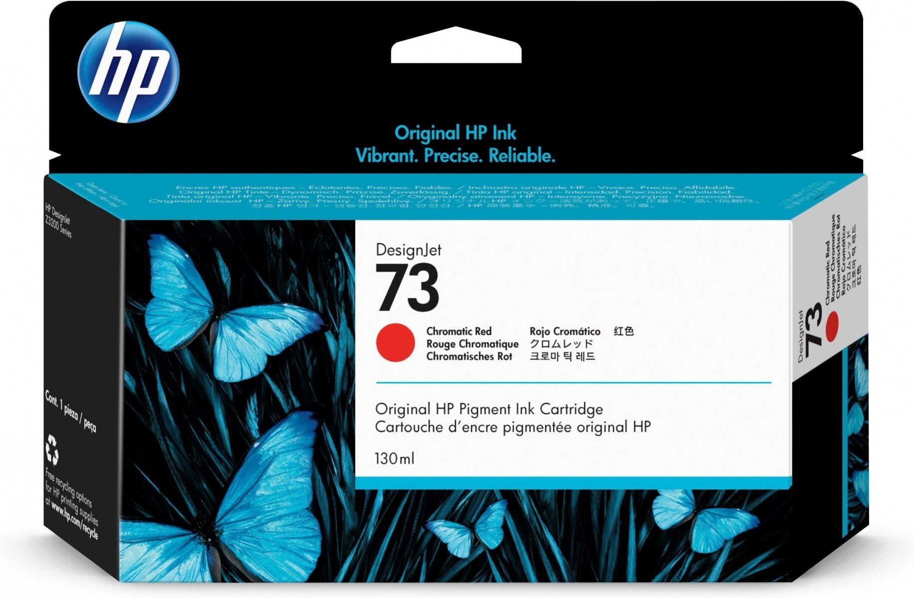HP 73 original Ink cartridge CD951A chromatic red standard capacity 1-pack