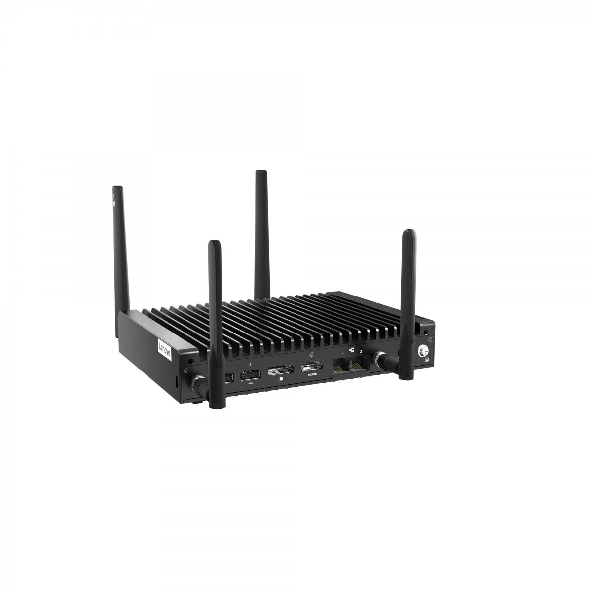Lenovo ThinkEdge SE10 Intel Atom® x6425RE 8 Go DDR4-SDRAM 256 Go SSD Windows 11 IoT Enterprise Mini PC Noir