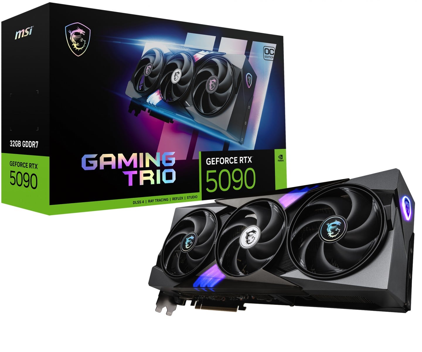 MSI GeForce RTX 5090 Gaming Trio OC 32GB GDDR7 DLSS4