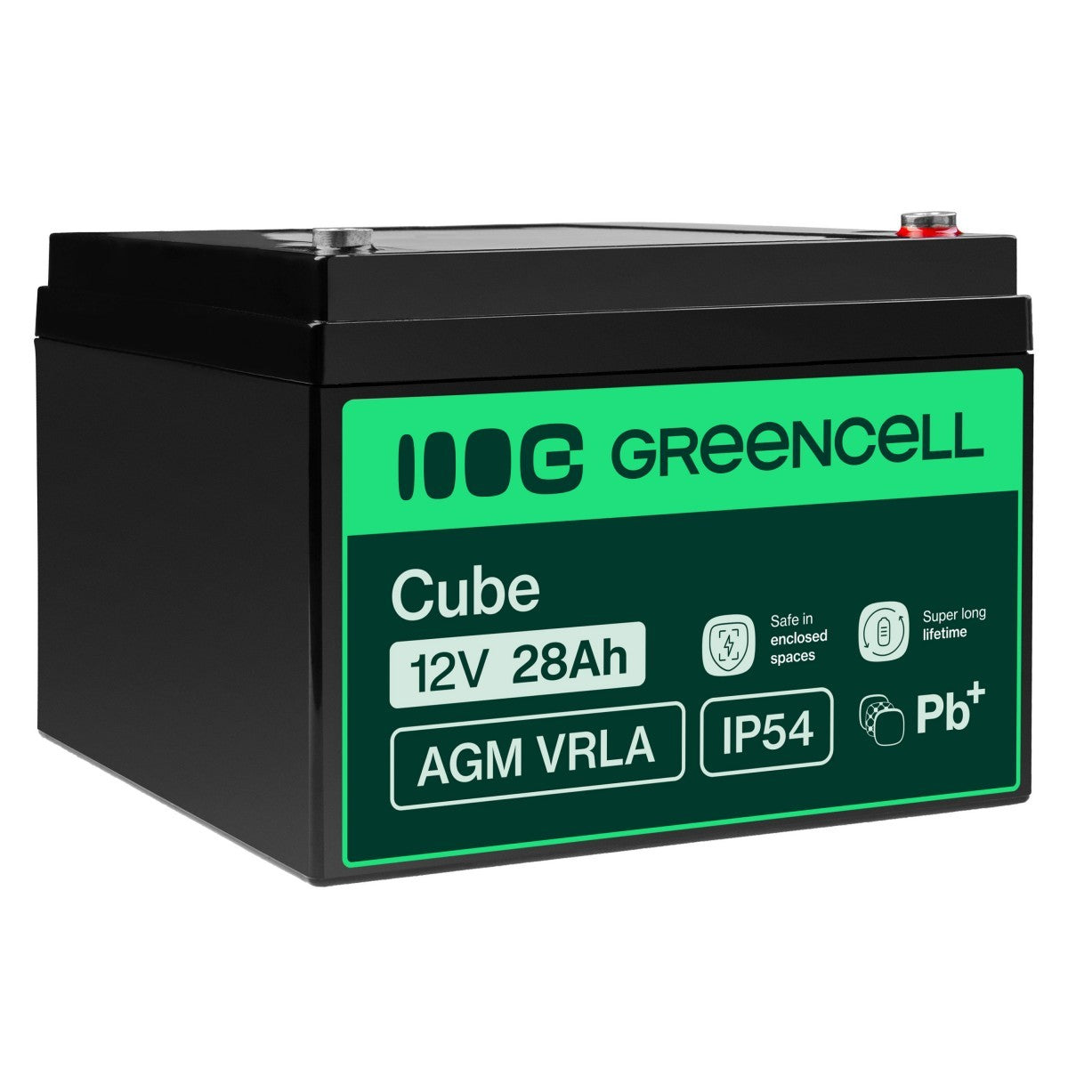 Green Cell AGM Battery 12V 28Ah