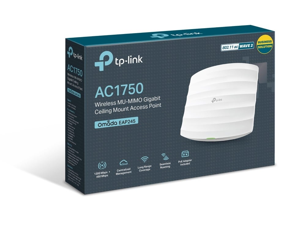 Tp-link EAP245 Plafonnier SDN WiFi 5 AC1750 Gigabit PoE