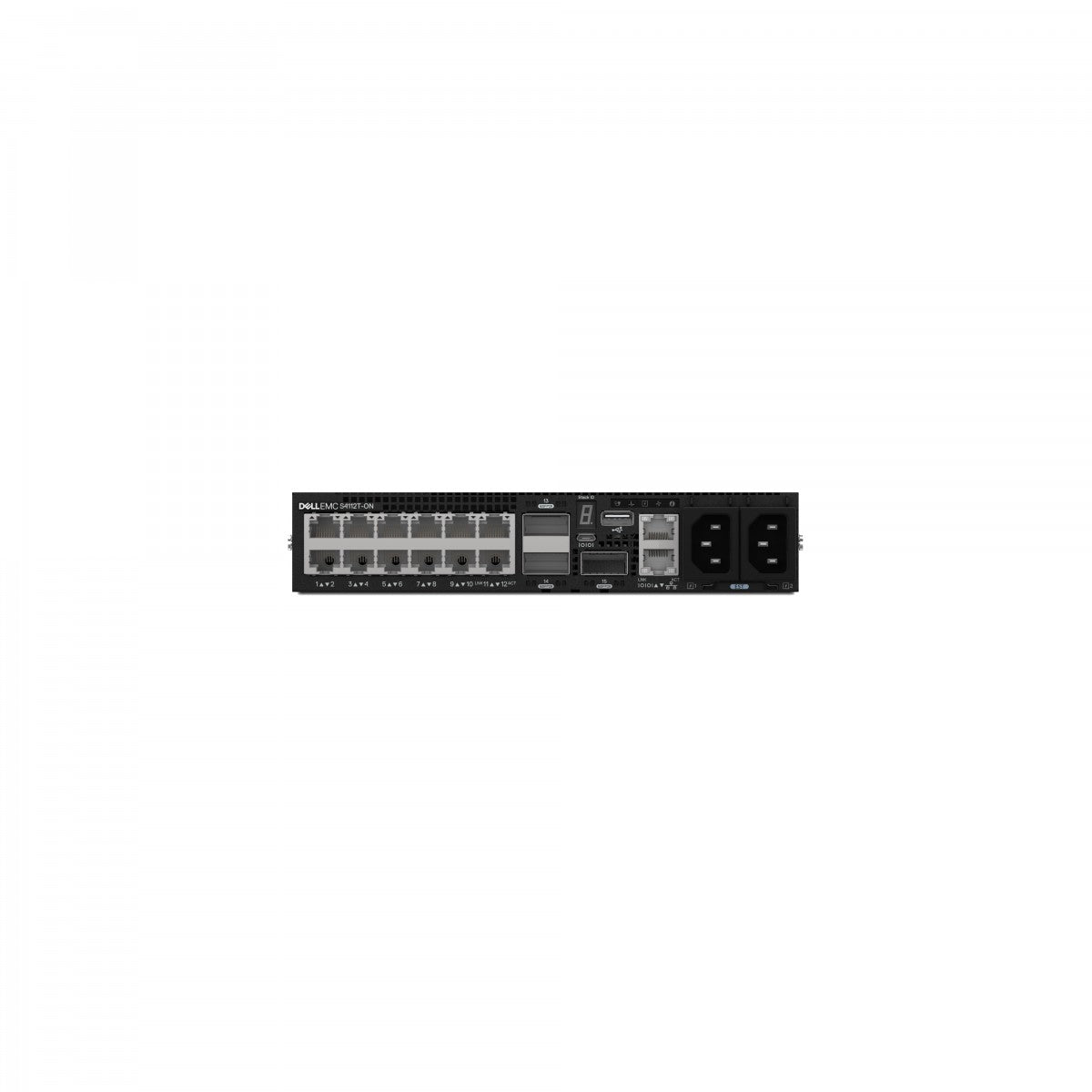 DELL S-Series S4112T-ON Géré L2/L3 10G Ethernet (100/1000/10000) Noir