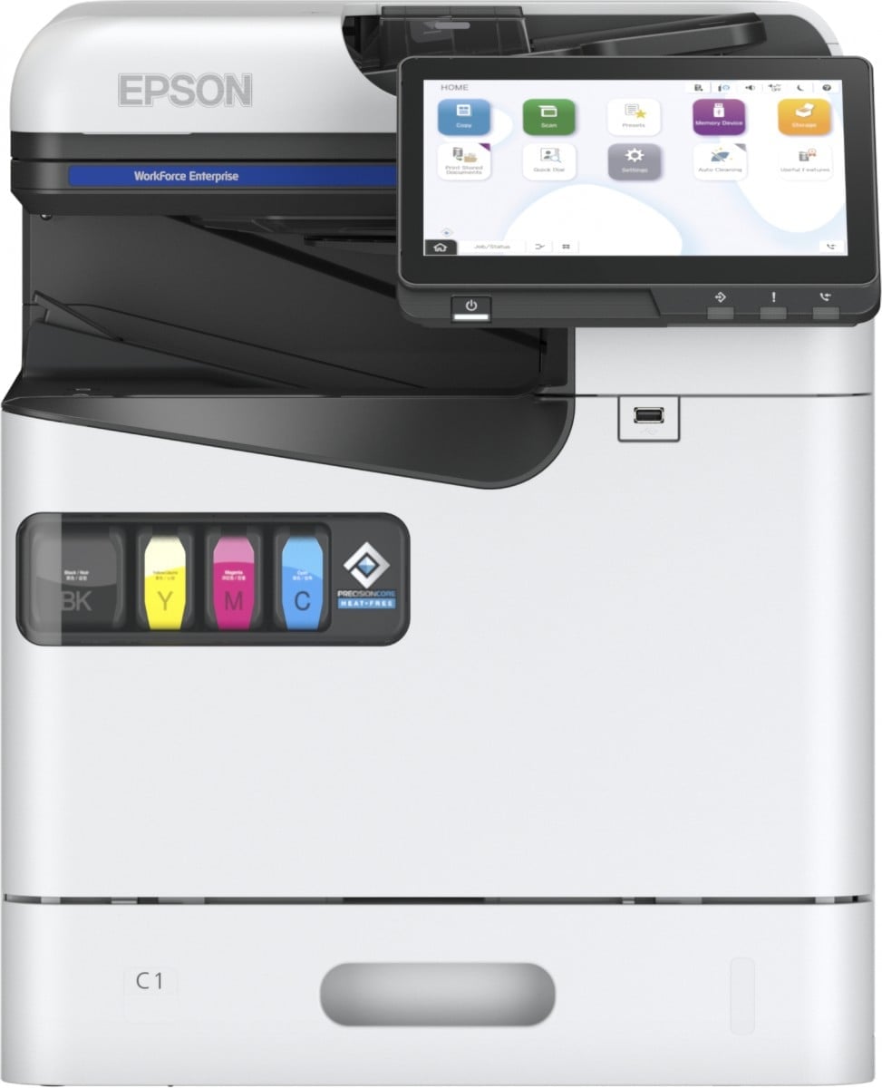 Epson WorkForce Enterprise AM-C400 - appareil d'impression tout-en-un - impression, numérisation, copie, fax 600 x 1200 DPI A4 DUPLEX DADF 40ppm Wi-Fi AirPrint