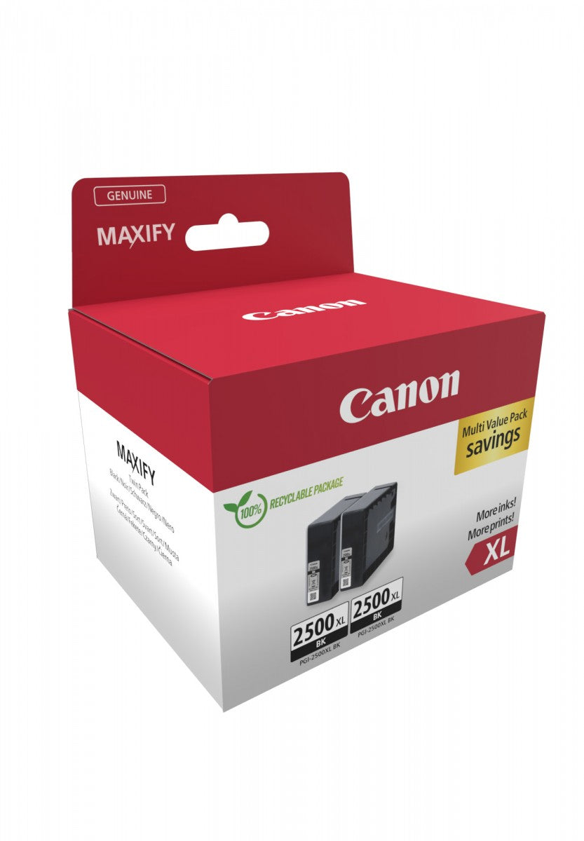 CANON PGI-2500XL Ink Cartridge BK TWIN