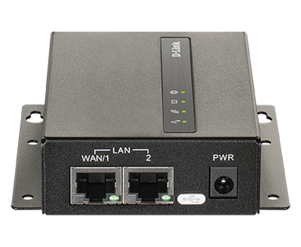 D-LINK 4G VPN LTE Cat 4 Industrial M2M Router Wi-Fi Dual SIM 2 External LTE Antennas 1 External Wi-Fi N Antenna 1 WAN/LAN FE Port