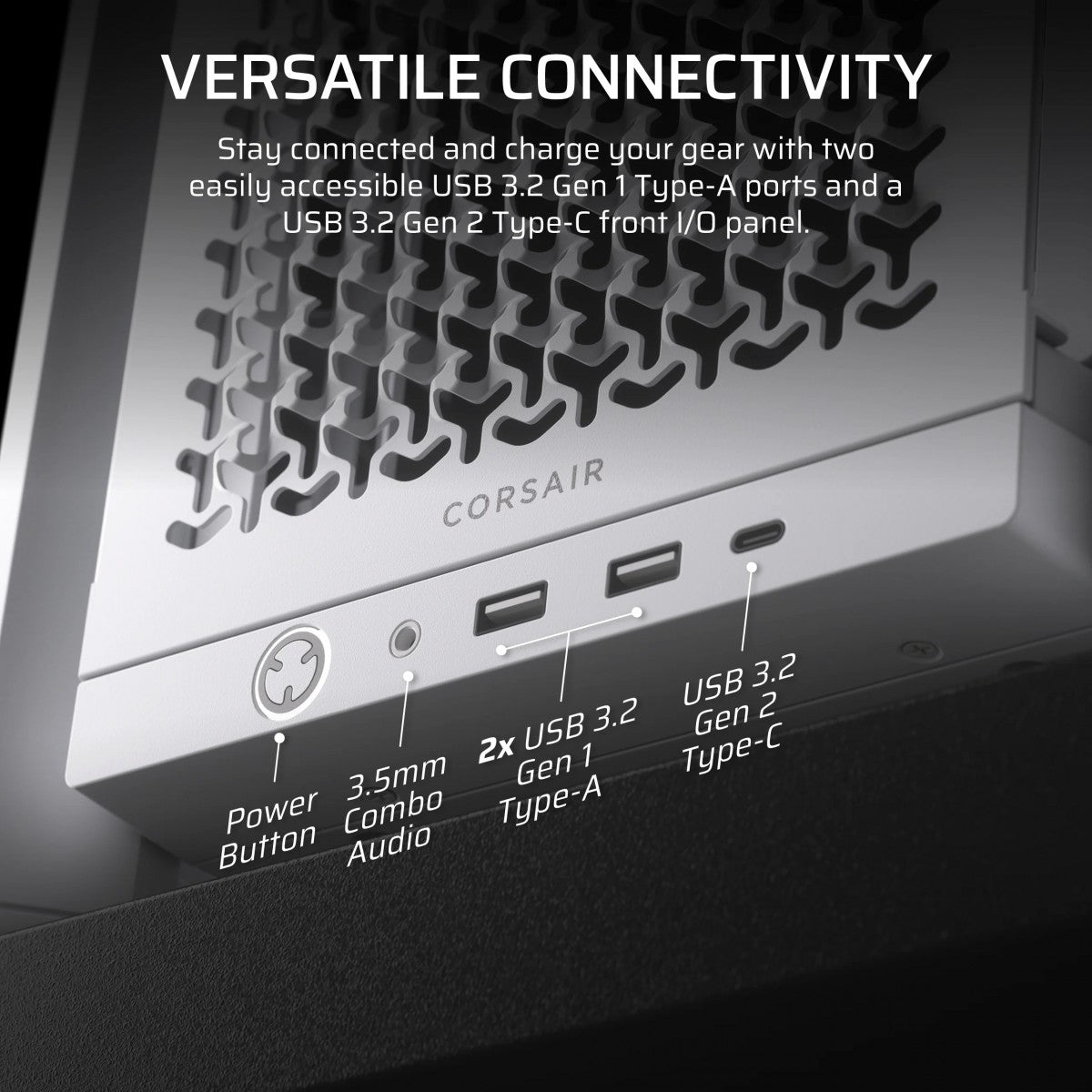 Boîtier ATX semi-tour Corsair Blanc