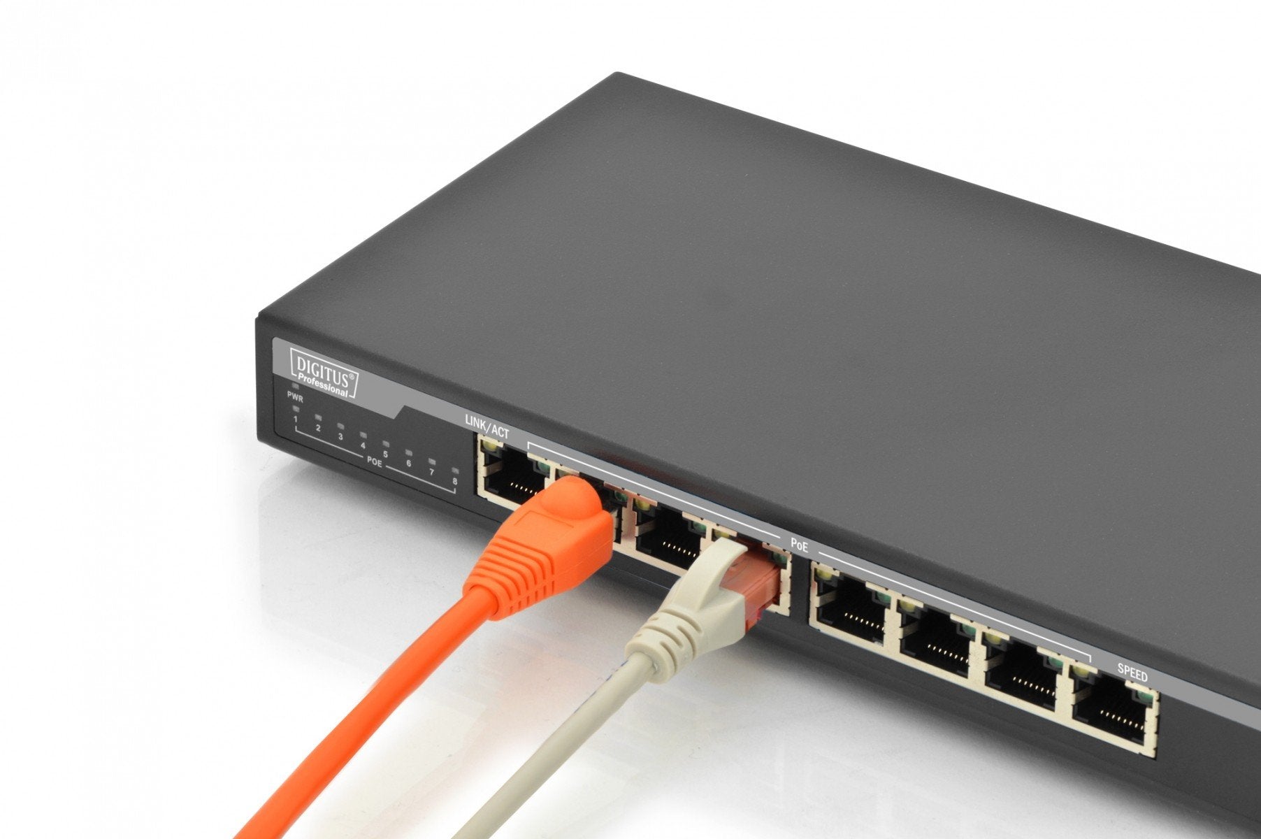 Digitus DN-95340 commutateur réseau Non-géré Gigabit Ethernet (10/100/1000) Connexion Ethernet, supportant l'alimentation via ce port (PoE) Noir