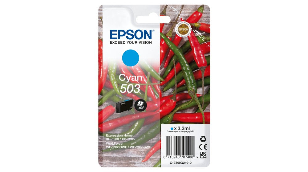 EPSON 1LB Singlepack Cyan 503 Ink