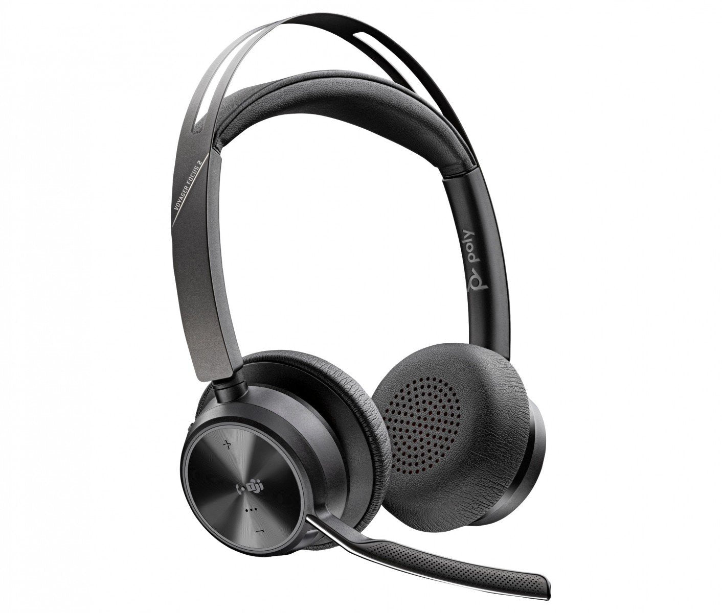 HP Poly Voyager Focus Avec fil &sans fil A la main Car/Home office Bluetooth Noir