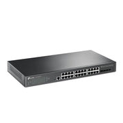 TP-Link JetStream TL-SG3428X-UPS commutateur réseau Géré L2+/L3 Gigabit Ethernet (10/100/1000) 1U Noir