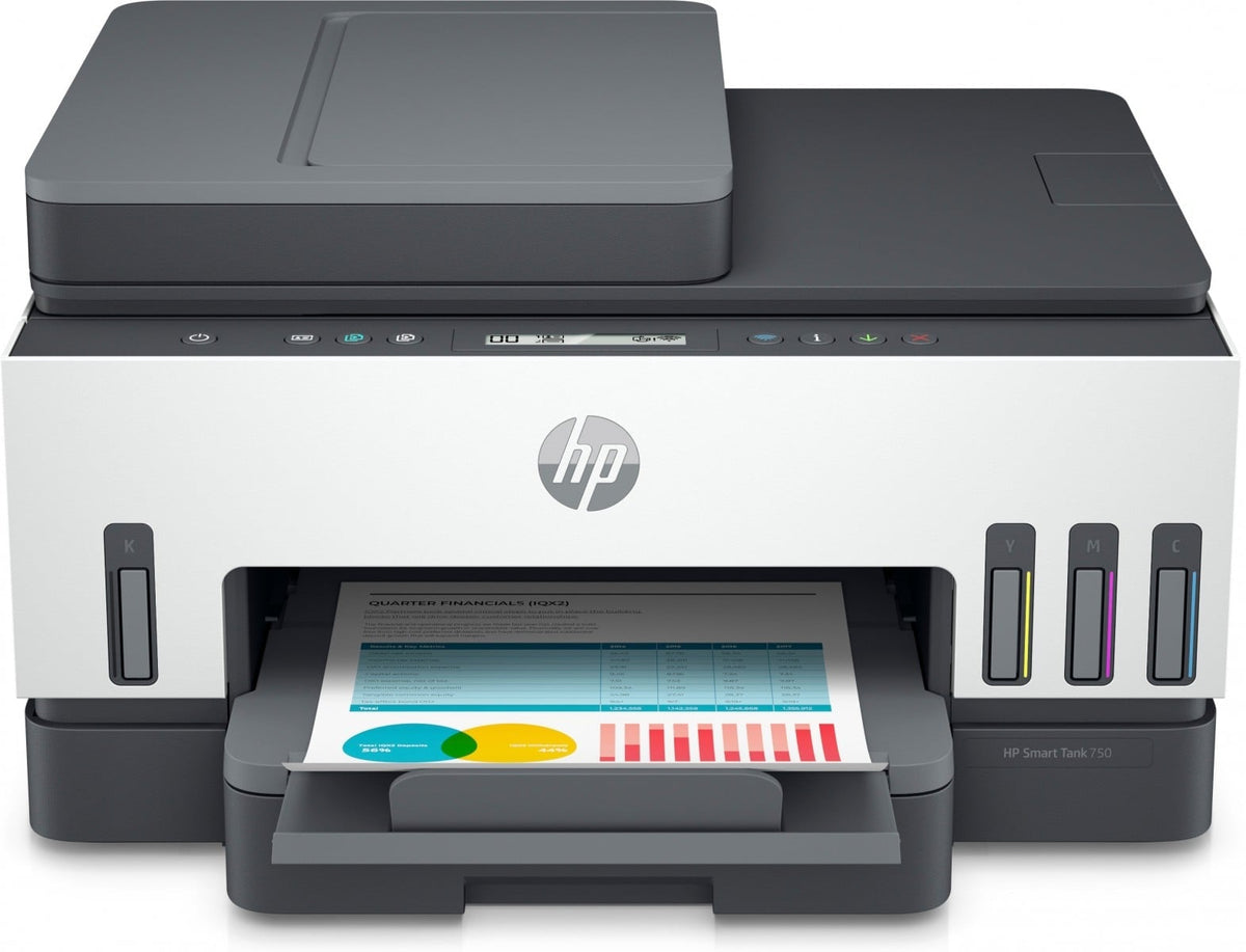 HP Smart Tank 750 All-in-One A jet d'encre thermique A4 4800 x 1200 DPI 15 ppm Wifi