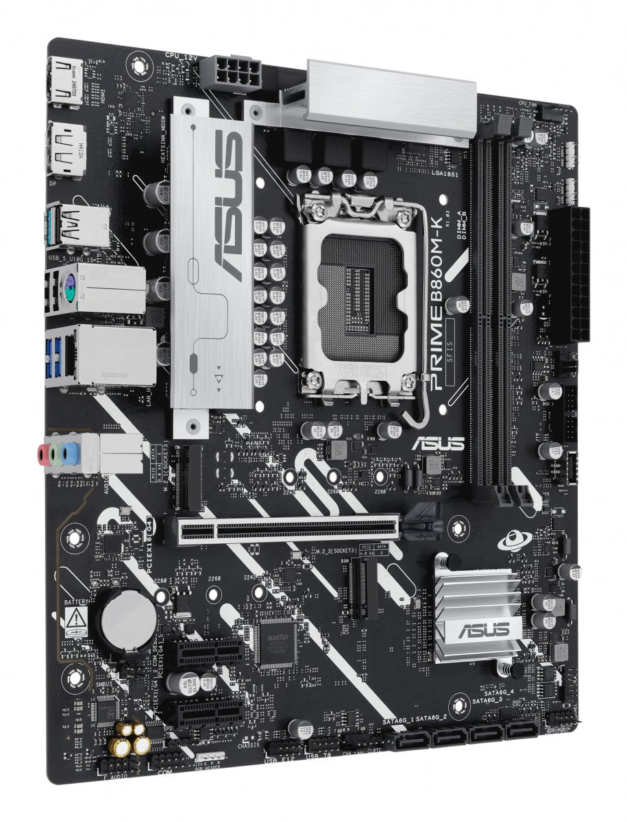 ASUS PRIME B860M-K LGA1851 DDR5 mATX MB 1xHDMI 1xDP 2xM.2 4xSATA