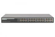 Digitus DN-95116 commutateur réseau Gigabit Ethernet (10/100/1000) Connexion Ethernet, supportant l'alimentation via ce port (PoE) 1U Gris