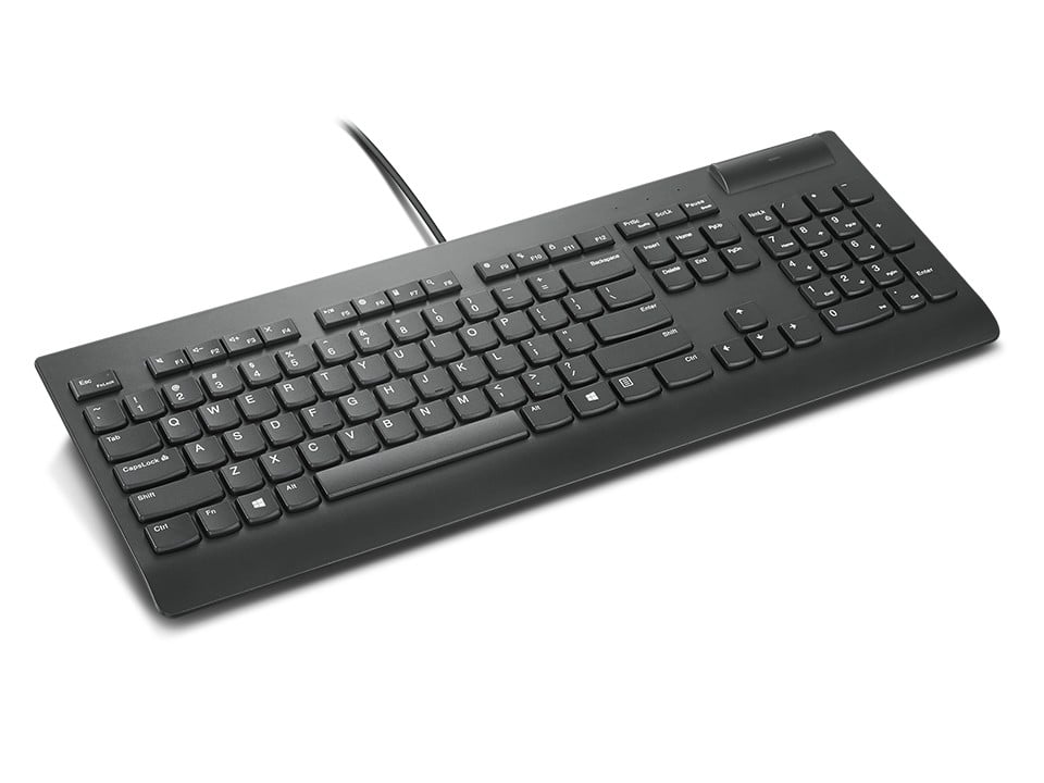 Lenovo 4Y41B69364 clavier Bureau USB Belge, Anglais britannique Noir