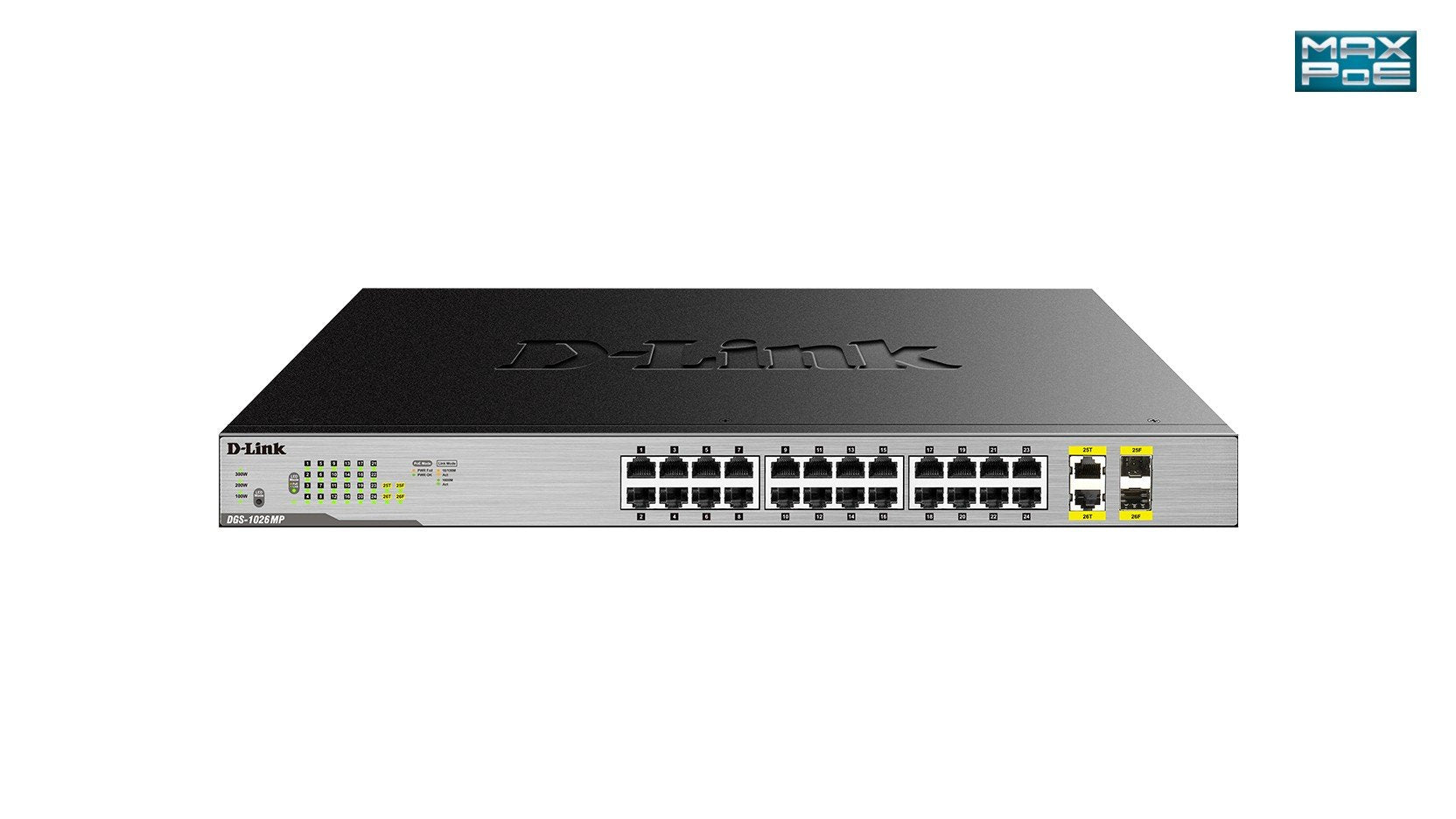D-LINK 26-Port Layer2 PoE+ Gigabit Switch
