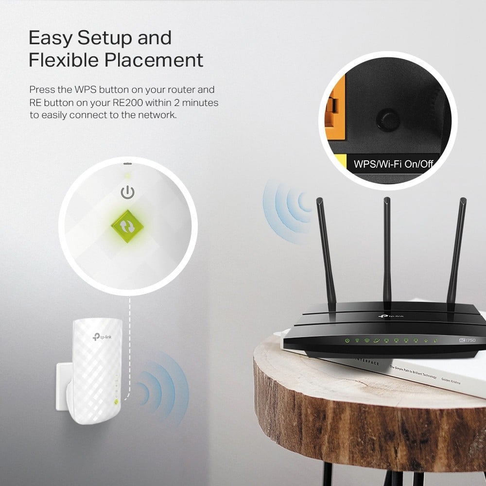 AC750 Dual Band Wi-Fi Range Extender