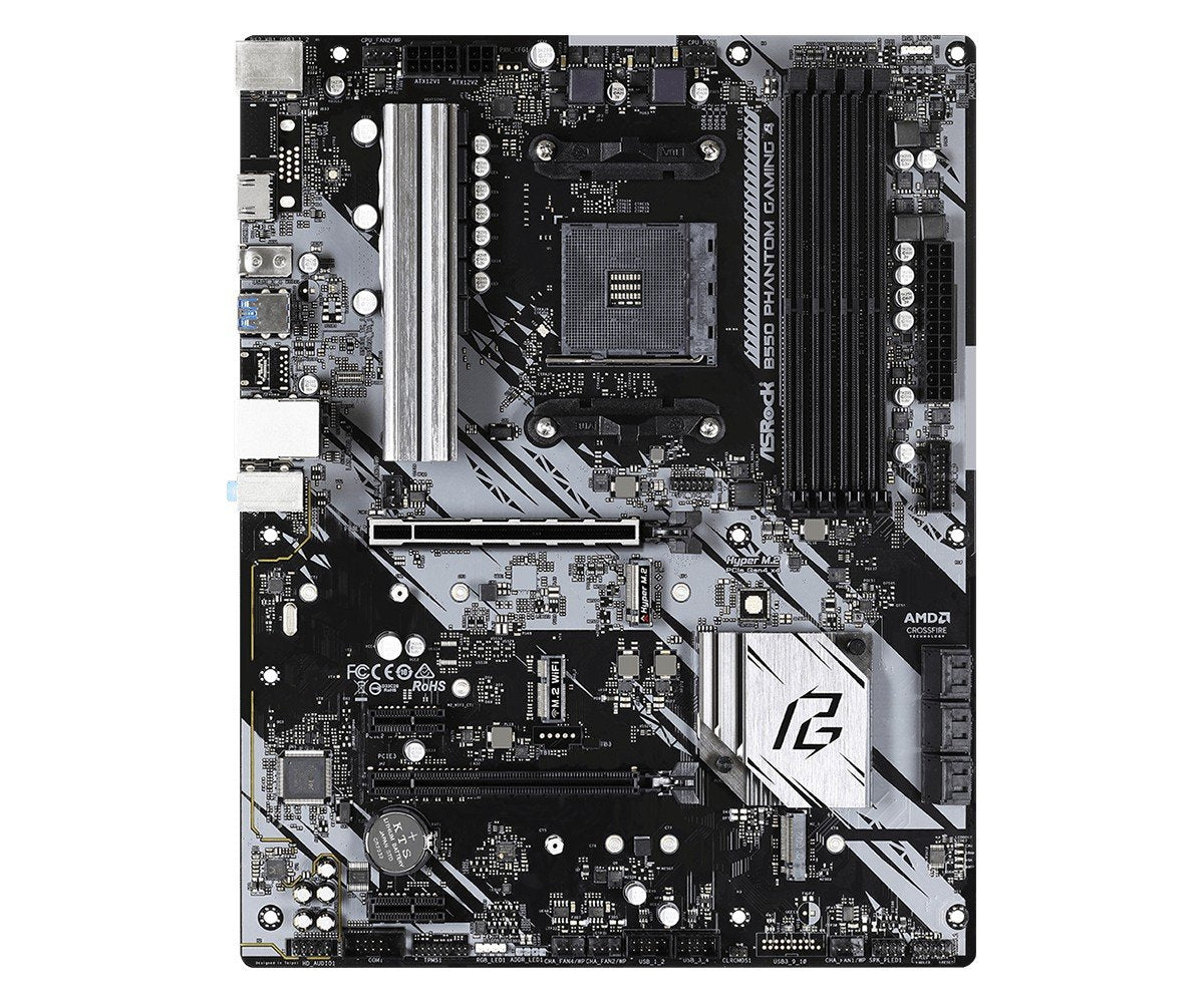 ASRock 90-MXBCY0-A0UAYZ Carte mere B550 Phantom Gaming 4 ATX pour AMD Ryzen