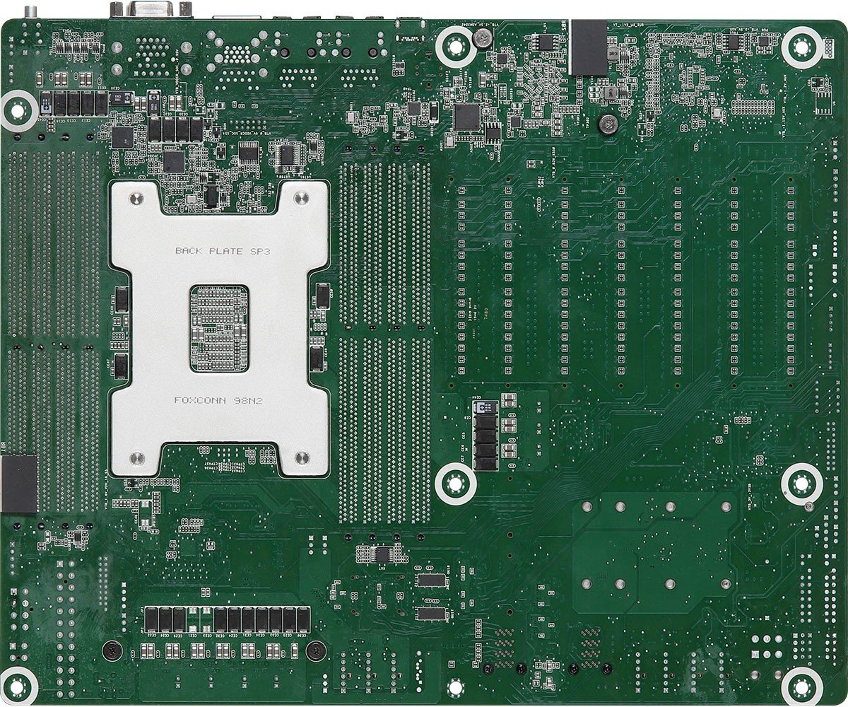 ASRock ROMED8-2T, 1xSKT SP3, AMD EPYC 7000, SoC, SATA, NVMe, 2xM.2, 2x10GbE, IPMI