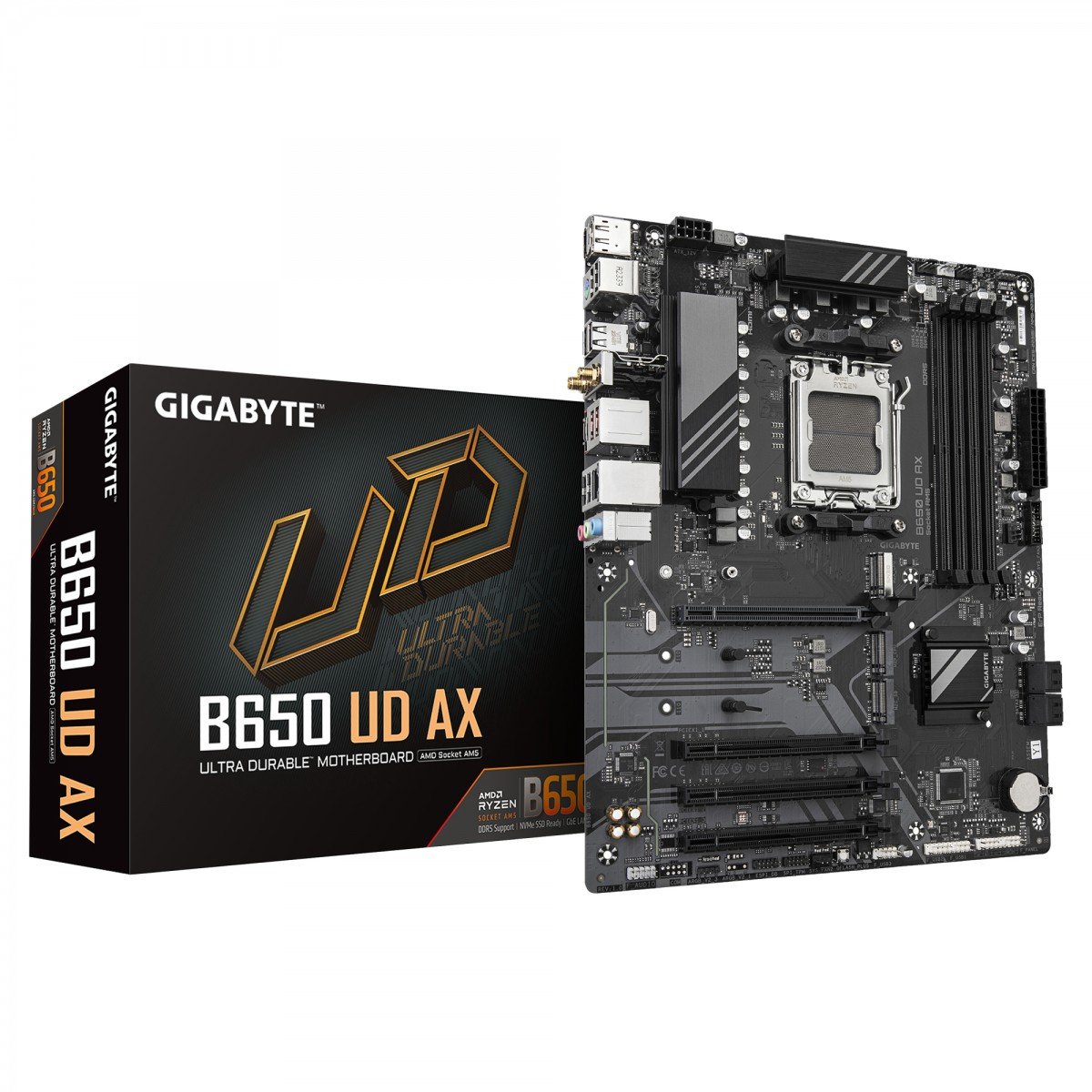 GIGABYTE B650 UD AX carte mere AMD B650 Emplacement AM5 ATX
