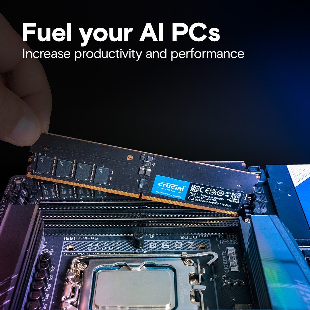 Crucial 32GB DDR5-6400 CUDIMM