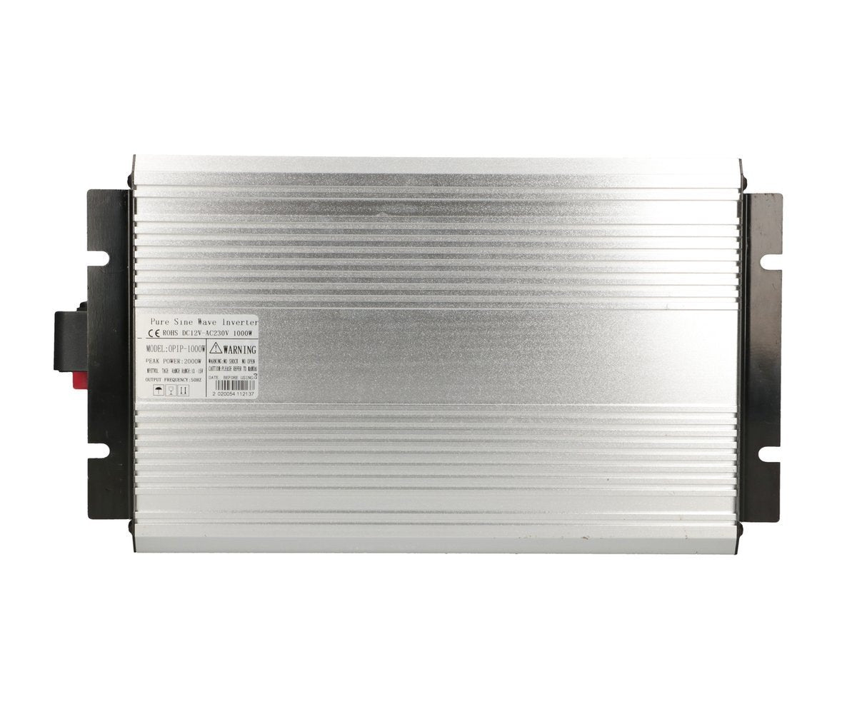 Extralink VOLTAGE CONVERTER 12V - 230V, 1000W, PURE SINUS OPIP-1000W adaptateur de puissance & onduleur Auto Aluminium