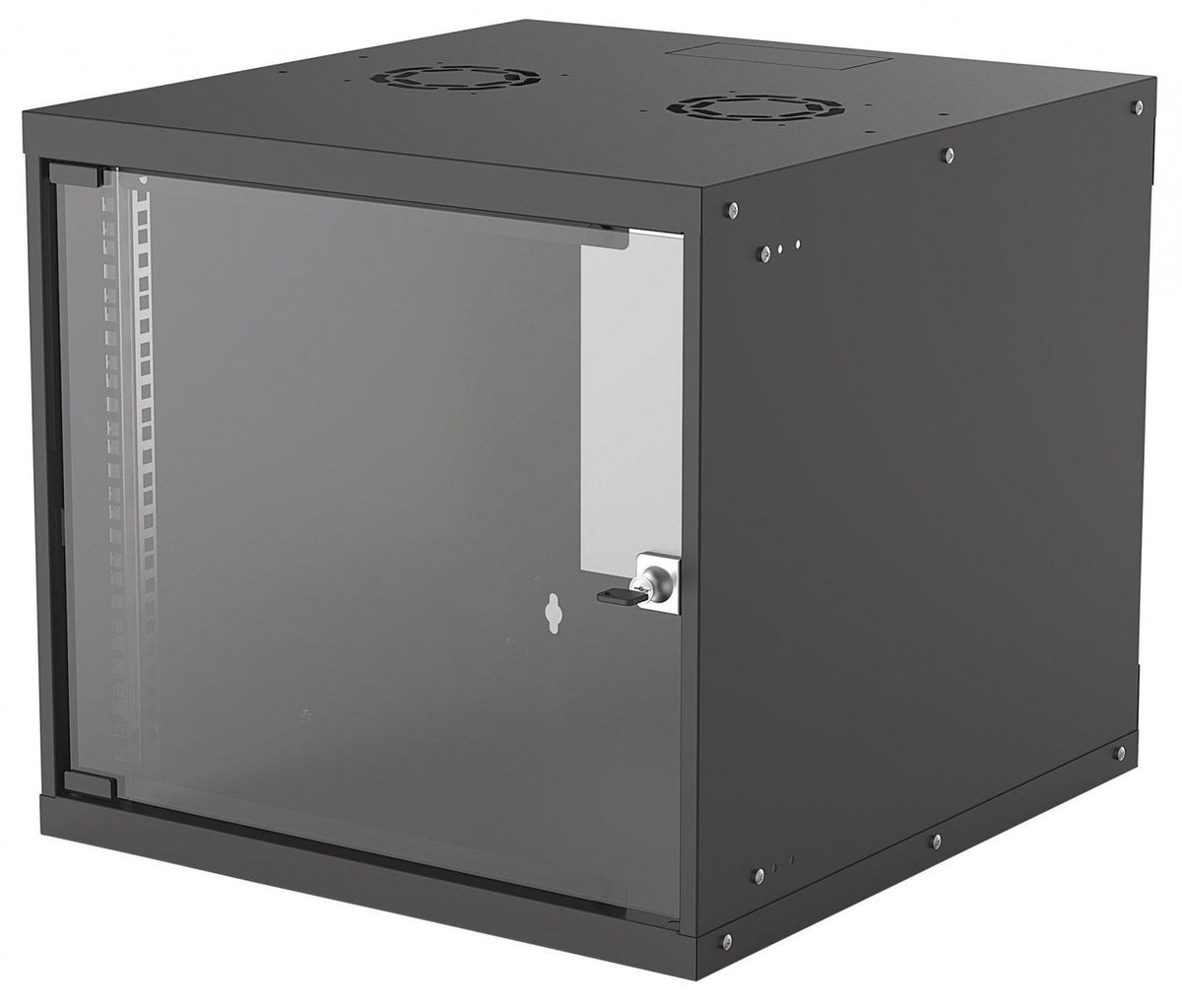 Intellinet 714808 Armoire murale 9U 54/56 noire plate