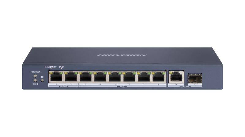 Hikvision DS-3E0510HP-E 8 Port Gigabit Unmanaged POE Switch
