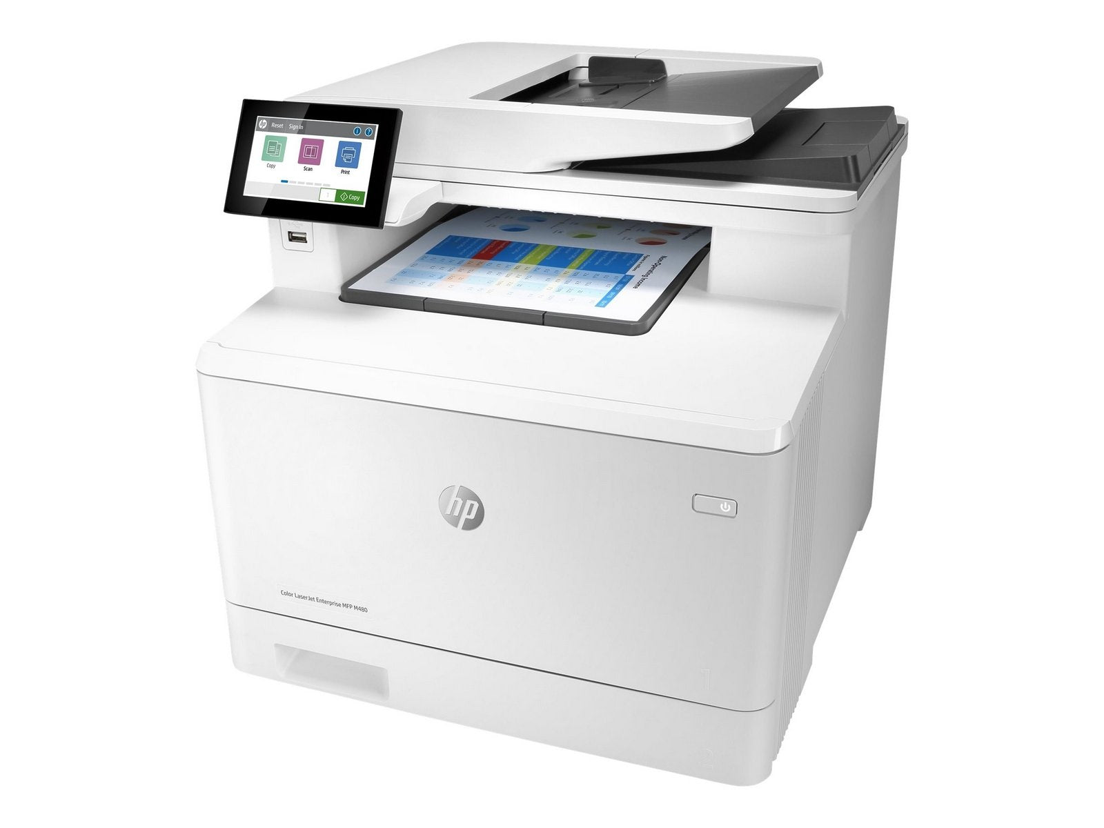 HP Color LaserJet Enterprise MFP M480f MFP colour laser A4 27ppm Copy 27ppm Print 300sheets USB LAN