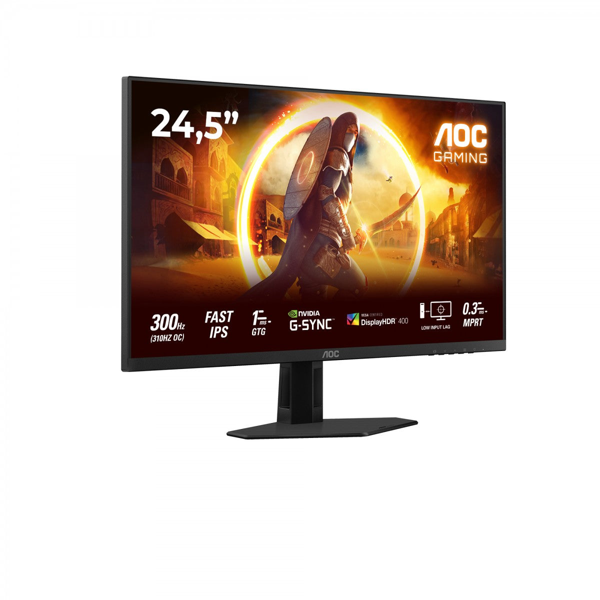 AOC 25G4SRE 24.5p 1920x1080 Fast IPS 300Hz AOC Gaming 2xHDMI 1xDP