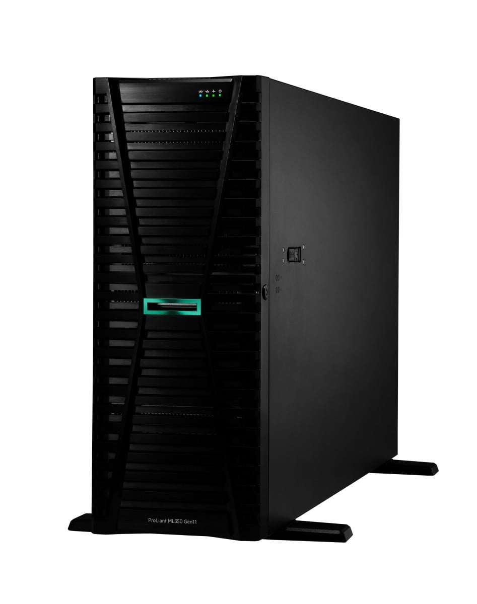 HPE ProLiant ML350 G11 4510 12c 64G 2x480G SSD 2x1000W EU Svr w/Microsoft Windows 2025 Std 5usr CAL serveur 960 Go Tour (4U) Intel® Xeon® Silver 2,4 GHz 64 Go D