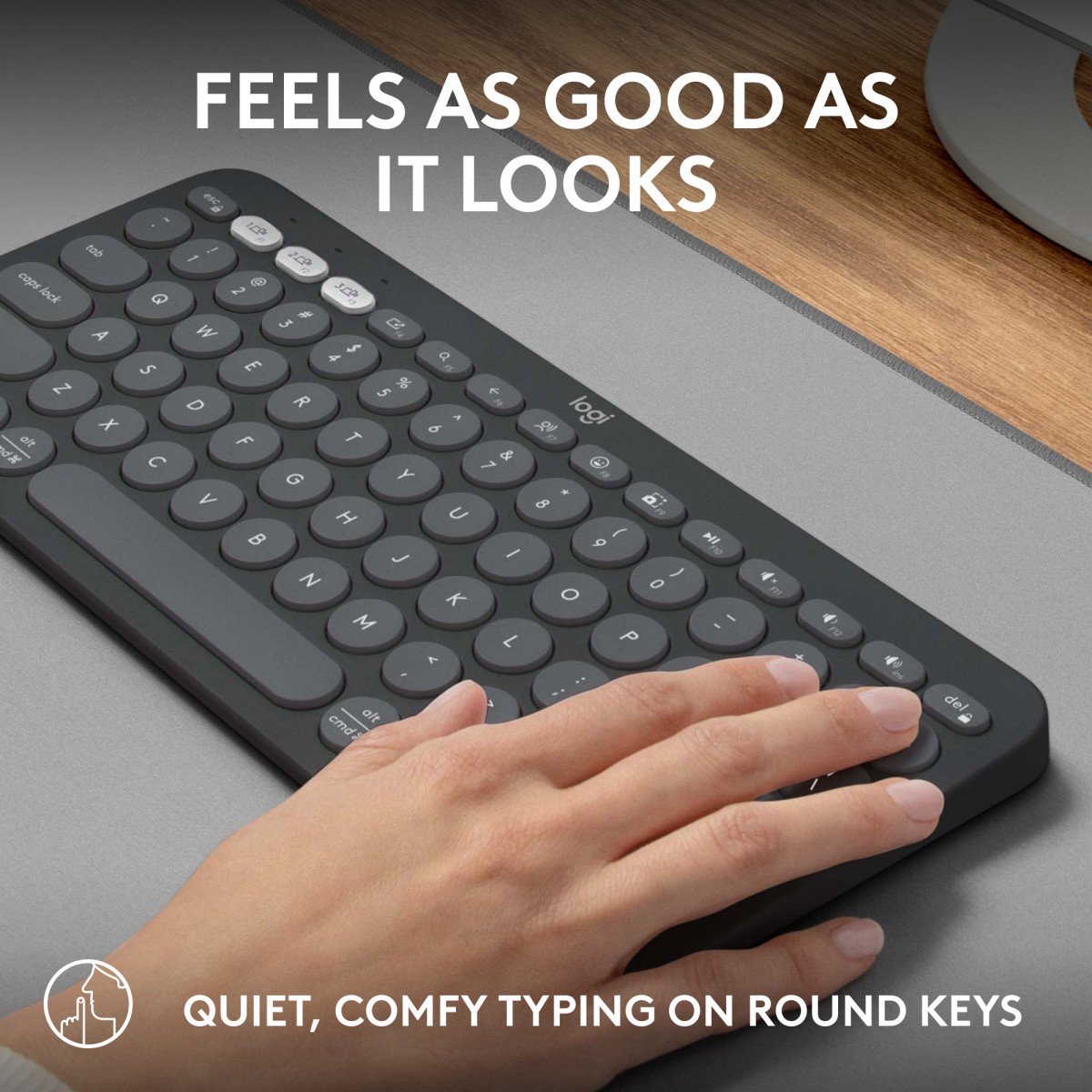 Logitech 920-011851 Pebble Keys 2 K380S Tonal Clavier sans fil