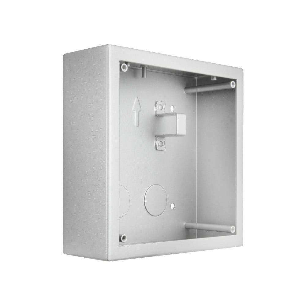 BCS BCS-PN11-N Boîtier de montage en surface avec toit pour interphone vidéo argenté