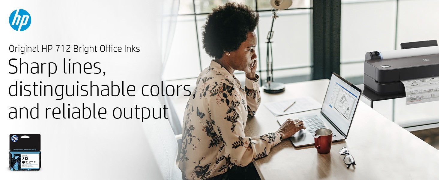 HP Cartouche d'encre DesignJet 712, magenta, 29 ml