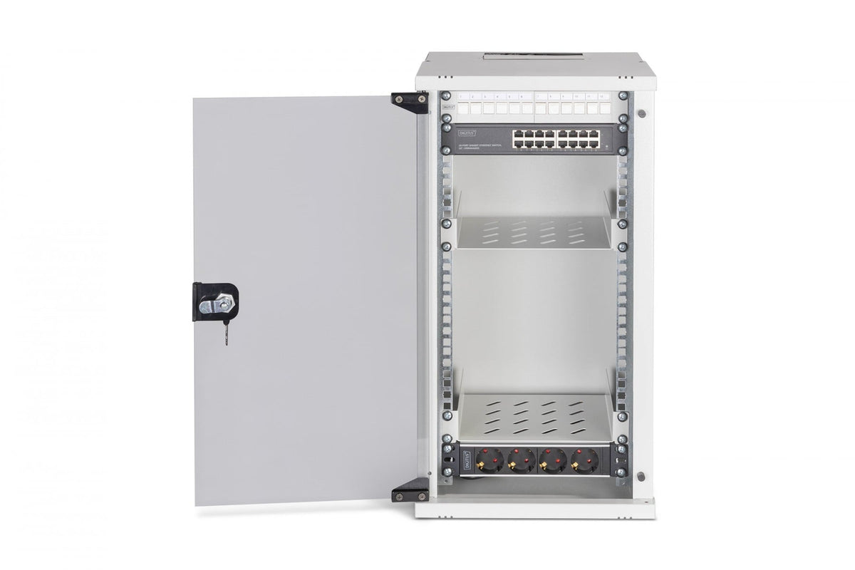 "Digitus DN-49104-SET Ensemble réseau SOHO Pro, 254 mm (10"") - 12U, 315 x 300 mm (l x p)"