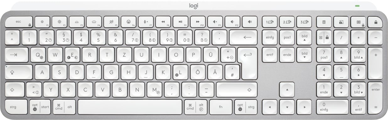 Logitech 920-011566 clavier Universel Bluetooth QWERTZ Allemand Gris