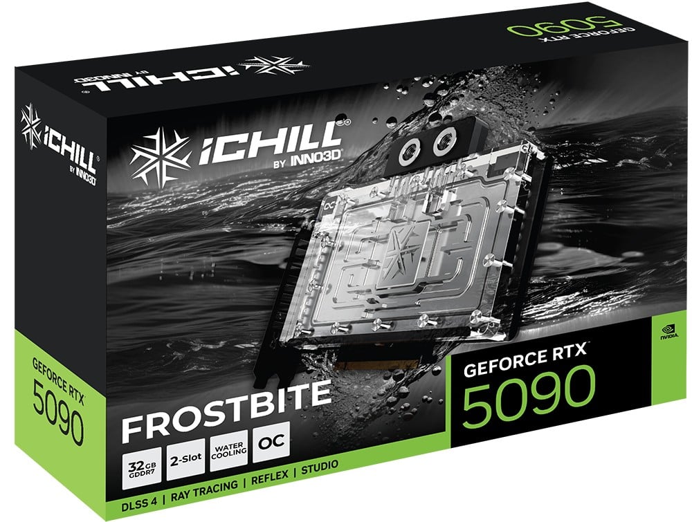 INNO3D GeForce RTX 5090 iChill Frostbite 32GB GDDR7 DLSS4