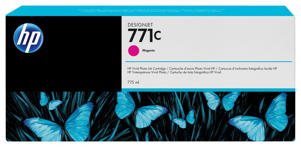 HP 771C original Ink cartridge B6Y09A magenta standard capacity 775ml 1-pack