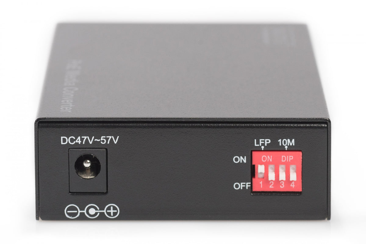 Digitus DN-82150 convertisseur de support réseau 1000 Mbit/s 850 nm Multimode Noir