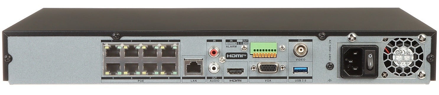 Hikvision DS-7608NXI-I2/8P/S(E) 8-ch 1U 8 POE AcuSense 4K NVR