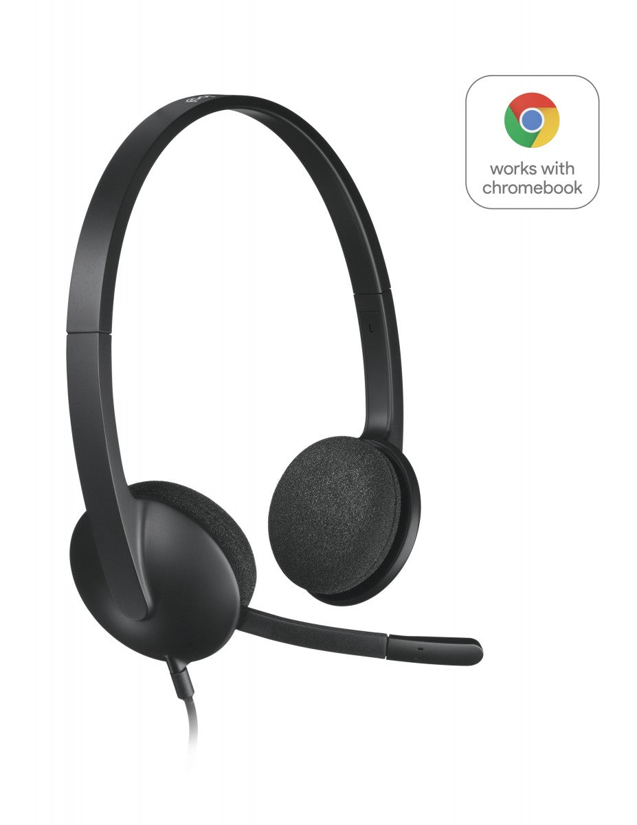 LOGITECH USB Headset H340 Headset on-ear wired