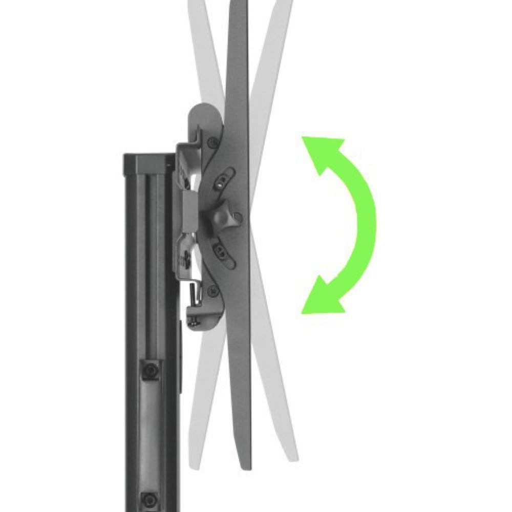 "Techly ICA-TR35 Support TV mobile 32-65"" jusqu'a 35kg étagere AV réglable"