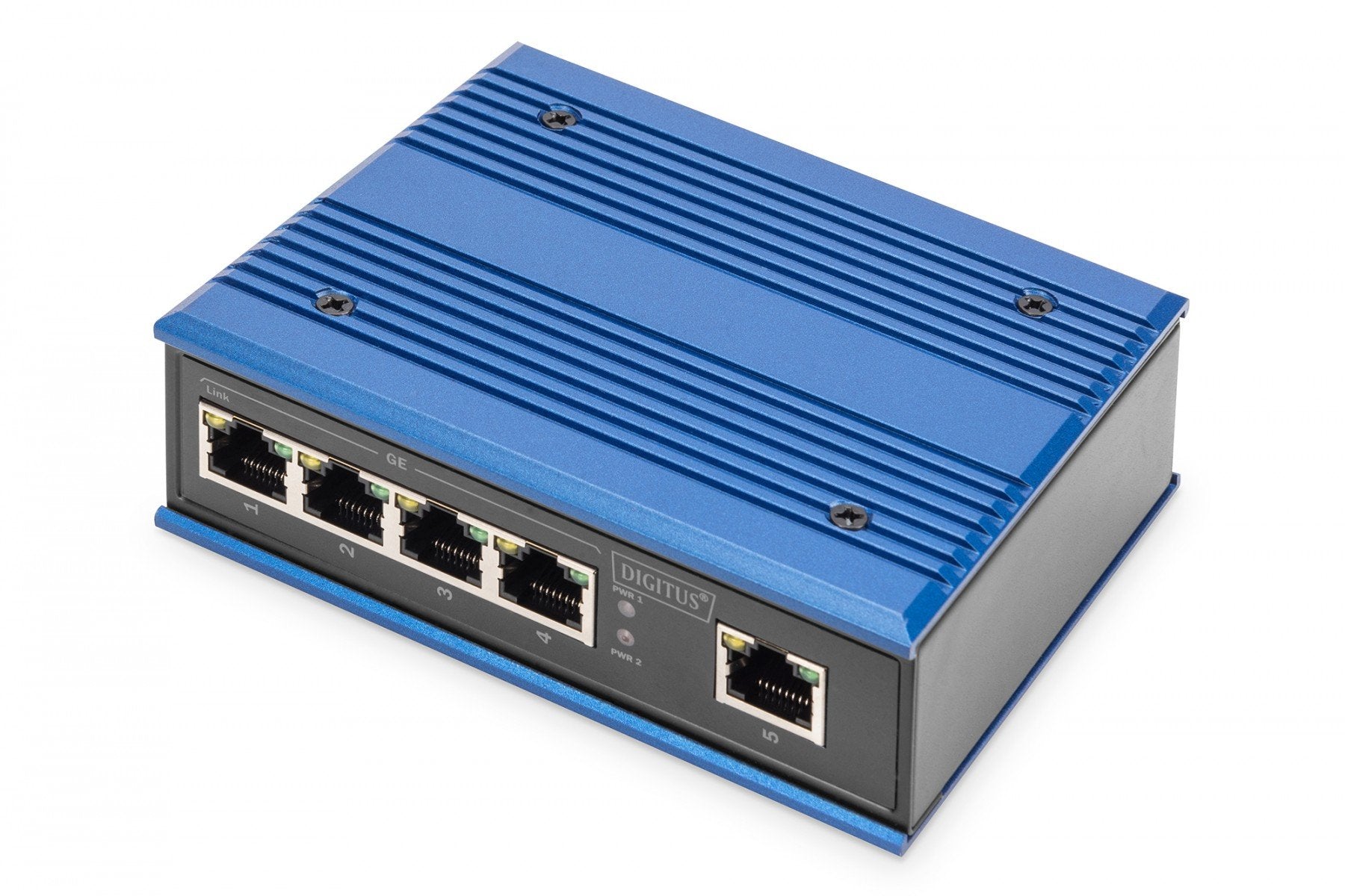Digitus DN-651118 commutateur réseau Non-géré L2 Gigabit Ethernet (10/100/1000) Noir, Bleu