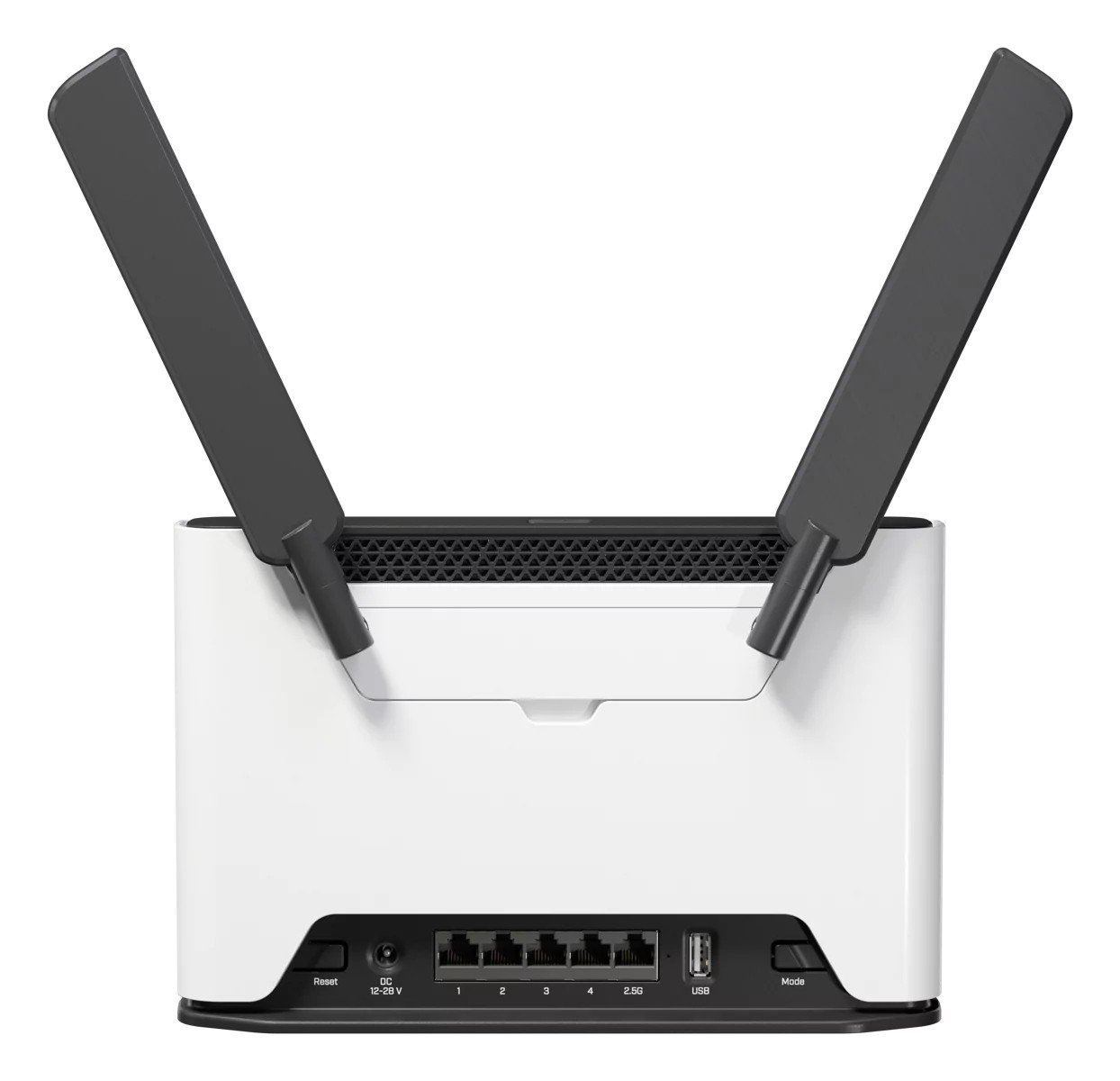 Mikrotik Chateau LTE7 ax routeur sans fil Gigabit Ethernet Bi-bande (2,4 GHz / 5 GHz) 4G Noir, Blanc