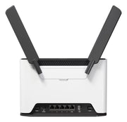 Mikrotik Chateau LTE7 ax routeur sans fil Gigabit Ethernet Bi-bande (2,4 GHz / 5 GHz) 4G Noir, Blanc