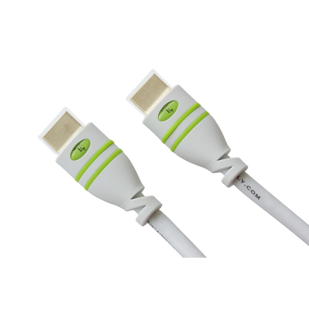 Techly ICOC HDMI-4-100WH Câble HDMI vers HDMI 1.4 M/M 10m Blanc