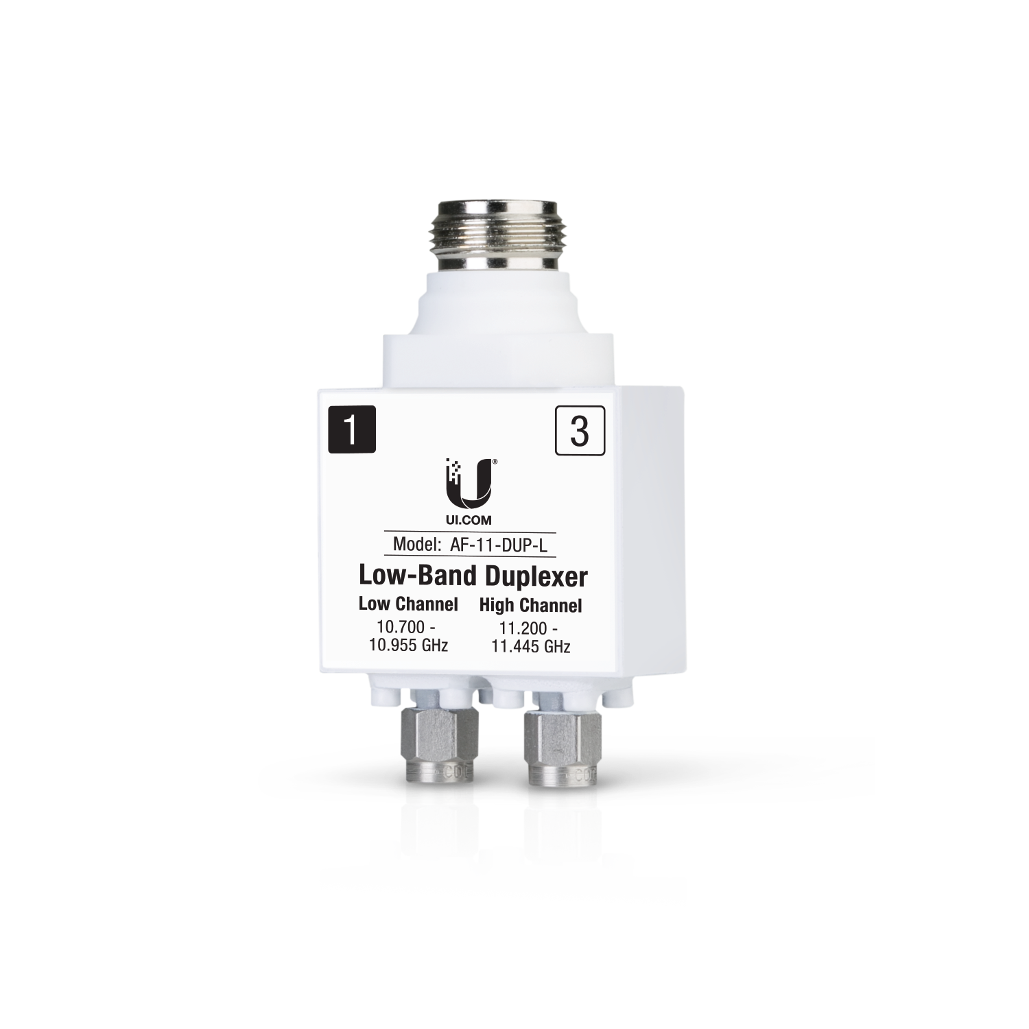 Ubiquiti Networks AF-11-DUP-L adaptateur de fibres optiques 1 piece(s) Argent, Blanc