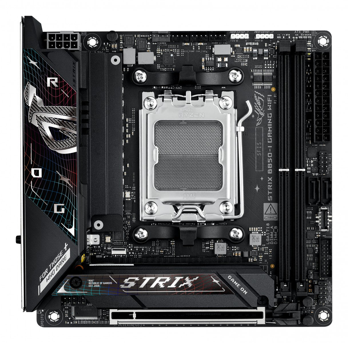 ASUS ROG STRIX B850-I GAMING WIFI AM5 DDR5 ATX MB 1xHDMI 2xM.2 2xSATA