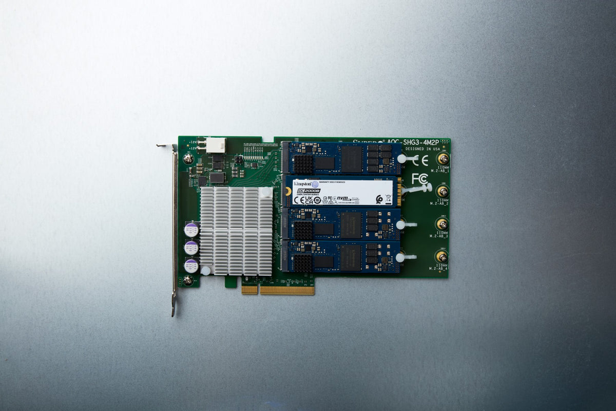 KINGSTON 480Go DC2000B PCIe 4.0 M.2 2280 Enterprise SSD